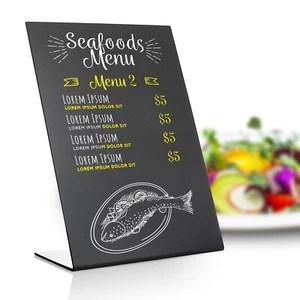 Small Tabletop Chalkboard Sign 6x8 inch - Mini Tabletop Chalkboard Sign - Sma... - Picture 1 of 9