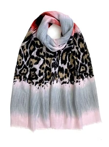 Leopard Pattern Print Scarf 90/180CM Good Quality Soft Lightweight Shawl - Picture 1 of 4