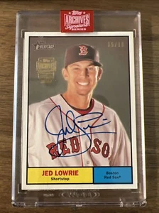 Jed Lowrie - 2019 Topps Archive Signature Series Active Player Buy Back /10 C264 - Picture 1 of 2
