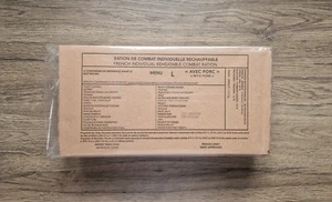 Raciones Militares Francesas RCIR de 24hrs - MRE Meal-Ready-To-Eat Camping - Imagen 1 de 8