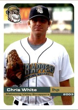 2003 Mahoning Valley Scrappers Grandstand #25 Chris White Frankfort Ohio OH Card