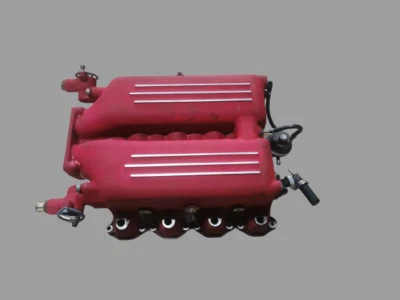 COLECTOR DE ADMISIÓN DE ENTRADA MASERATI QUATTROPORTE IV AM337 2001 3,2 V8 ROJO Foto 1 de 4