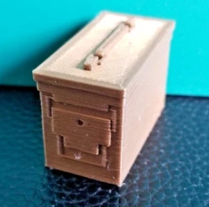 RC 1/10 Scale Copper Ammo Can Box Bullet Rock Crawler Truck Miniature Accessory - Picture 1 of 8