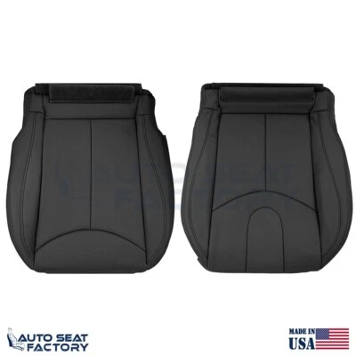 2009 - 2013 Fits Infiniti G37 CONVERTIBLE Bottom Black Vinyl Seat Cover, Perf. - Image 1 of 4