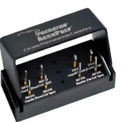 Kit de carburos de preparación de corona Prima Dental Predator Accuprep Foto 1 de 2