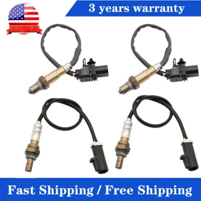 Sensor de oxígeno O2 4 piezas aguas arriba+aguas abajo para Ford 2010 Edge 2008-2009 Taurus 3,5 L V6 Foto 1 de 4