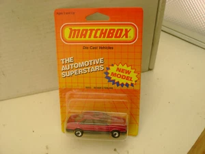 1987 MATCHBOX SUPERFAST MB 31 ROT/GRAU ROVER STERLING NEU AUF KARTE - Bild 1 von 6