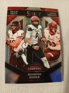 2022 TARJETA DE EMPRESA DESMOND RIDDER TRAVIS KELCE PANINI SELECT #SC-CIN CINCINNATI - Imagen 1 de 2