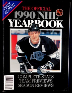 Anuario Oficial NHL 1990, Gretzky, LaFleur, Leetch, Lemieux, Hanlon, McDonald - Imagen 1 de 24