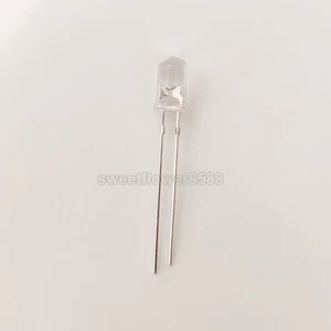 100 Stück 5 mm flackernde gelbe Kerze LED Lampe Licht LED Diode Lichtstrahler LED - Bild 1 von 1