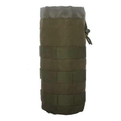 Portabotellas de agua Molle táctico con cordón militar bolsa para botellas de agua de viaje Foto 1 de 4