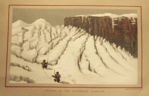 1859 Gipfel Pässe Gletscher Ball 1. Auflage Alpine Club Bergsteigen Karten Wales - Bild 1 von 24