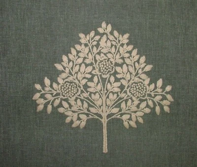 William Morris At Home Ringelblume Baum Färberwaid Bestickt Vorhang Leinen - Bild 1 von 4
