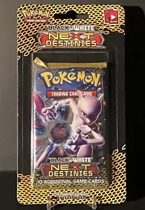 Pokemon Black & White Next Destinies Blister Pack (Mewtwo Art) Factory Sealed - Picture 1 of 2