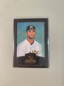 ERIC CHAVEZ 2002 Donruss Diamond Kings #64 Black & Gold Foil /100 Athletics As