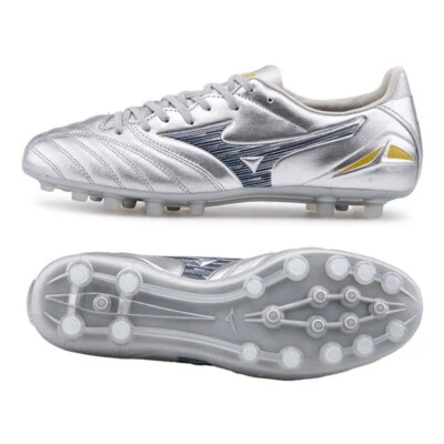美津浓 Morelia Neo4 IV Pro AG P1GA253504 银色男式足球鞋 — 第 1/4 张图片