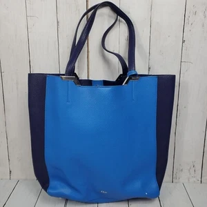 Lauren Ralph Lauren Women's Blue Tote Bag Purse Colorblock Spacious Travel Bag - Picture 1 of 13