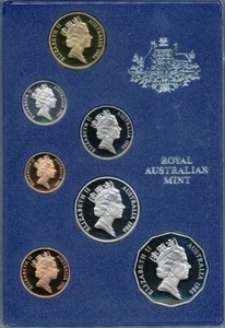 Australia 1986 Proof 7 Coin Set - Original Packaging and Certificate - Picture 1 of 3