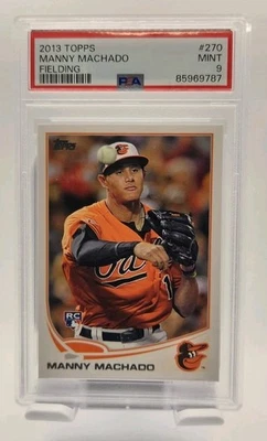 2013 Topps - Manny Machado #270 PSA 9 Foto 1 de 2