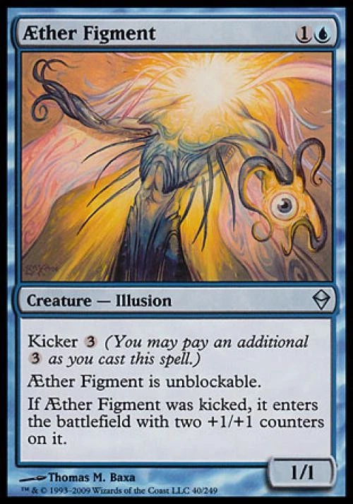 Aether Figment -Foil Light Play MTG Zendikar - Image 1 of 1
