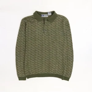 Suéter Vintage Cuello Sin Atar Talla Mediana Verde - Imagen 1 de 5