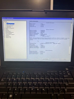 Dell Latitude E6400 ATG intel Duo CPU T9550 @2.66 GHz No HDD/OS NO BATTERY - Image 1 of 4