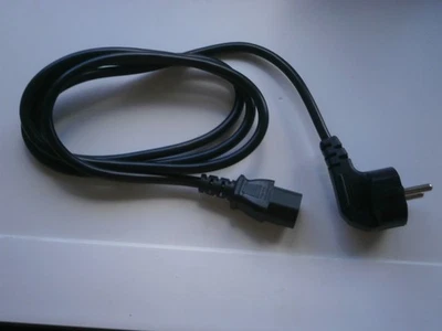 cable cordon secteur alimentation PC  175 cm 2 Poles + terre - Photo 1/4