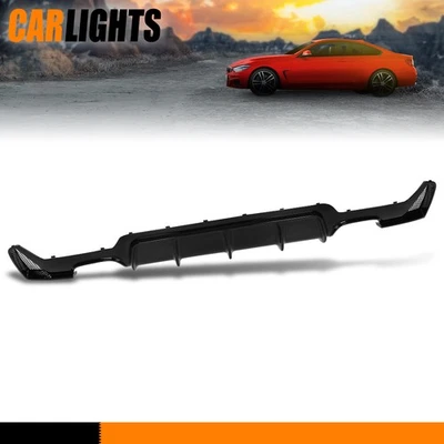 Fit For 2014+ BMW F32 F33 F36 4 Series M Sport Rear Diffuser Bumper Quad Exhaust - Image 1 of 4
