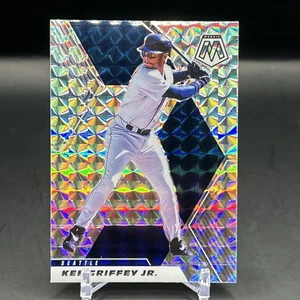 2021 Panini Mosaic Ken Griffey Jr. Silver Mosaic Prizm - Seattle Mariners #162 - Foto 1 di 2
