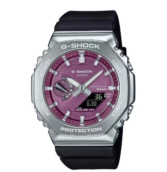 New G-Shock GBM2100A-4B G-STEEL 2100 Series Purple Dial Tough Solar - Image 1 of 1