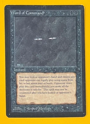 MTG WORD OF COMMAND Beta (OldManMTG 012-587) - Image 1 of 4