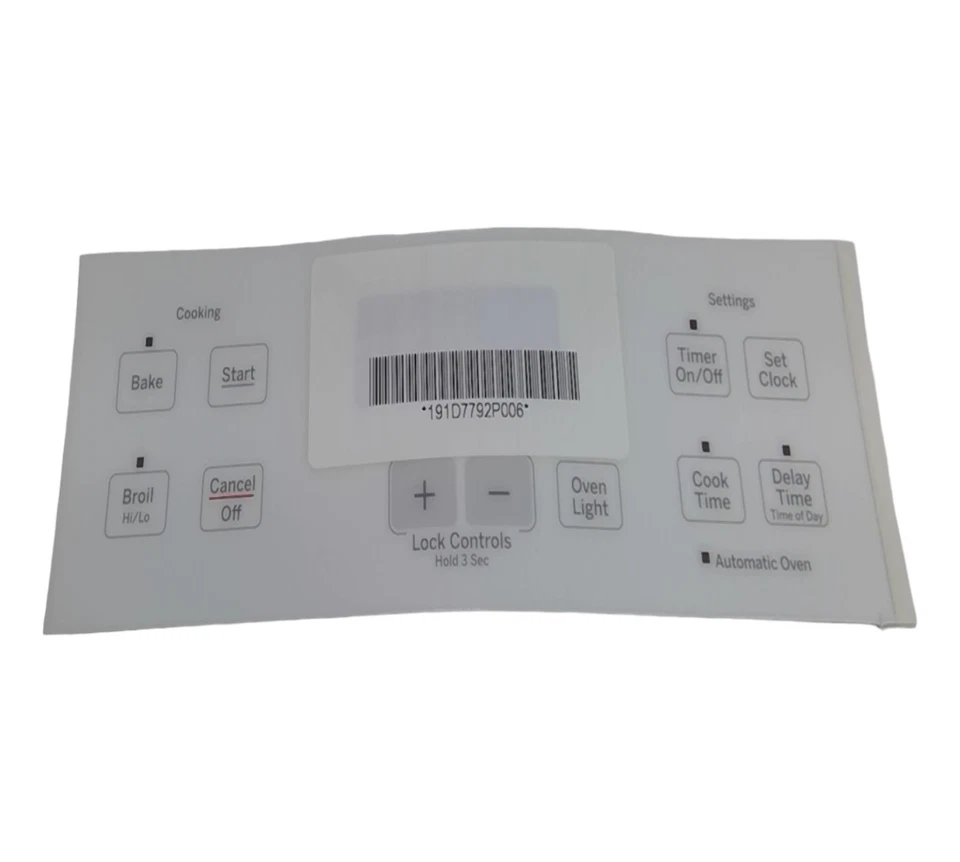 GRÁFICOS DE PLACA FRONTAL HAIER (WW) WB27T11516 NUEVO OEM WB27T11516 Foto 1 de 1