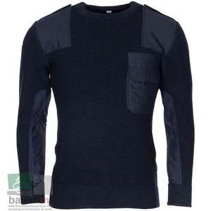 BUNDESWEHR PULLOVER ORIGINAL BW NEUWERTIG GEBRAUCHT MARINEBLAU STRICKPULLI - Bild 1 von 26