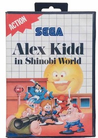 Alex Kidd in Shinobi World (1990) SEGA Master RARE Complete NTSC Action Classic