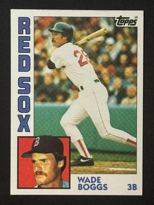 Tarjeta Topps Wade Boggs #30 1984 casi nueva-como nueva ¡esquinas afiladas de segundo año! ¡Centro perfecto! Foto 1 de 2