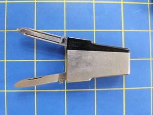 Vernco Stainless Steel Japan Pocket Knife Nail File "Baraboo Food Products Inc" - Picture 1 of 6