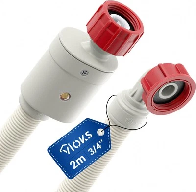 VIOKS Waschmaschine Schlauch Aquastop 2M Wasserstop 3/4 Zoll für 2 Meter  - Bild 1 von 4