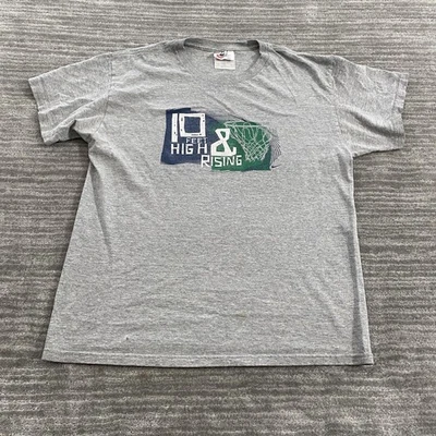 Vintage Nike Shirt Youth XL Gray 10 Feet High & Rising Made USA Basketball 90s - Image 1 of 4