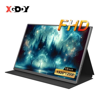16 inch HD Portable Monitor Gaming IPS 1980 x 1200 IPS Screen HDR Monitor for PS - Image 1 of 4