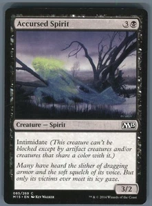 Magic_the_gathering Magic 2014 (M14) Accursed Spirit #83 Near Mint or Better - Picture 1 of 2