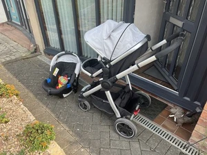 Mothercare Journey 4-Wheel Pushchair Silver/Brushed Chrome - Picture 1 of 5