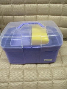 Caja de limpieza 8 piezas llena para niños púrpura B-Ware-C-Ware PC tapa defectuosa - Imagen 1 de 4