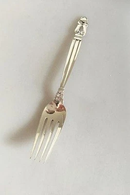 Georg Jensen Sterling Silver Acorn Dinner Fork No 012 - Image 1 of 4