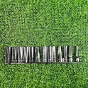 Snap On Metric 1/2" Drive Deep Socket Set TSM 10, 12-23mm 13 Piece Set - Picture 1 of 12