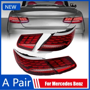 LED Tail Light Upgrade For Mercedes Benz S Class Coupe W217 2014-2017 Plug&Play - Foto 1 di 14