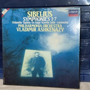 SEALED Ashkenazy "Sibelius Symphonies 1-7" 5 LP Vinyl Box Set London Records NEW - Picture 1 of 3