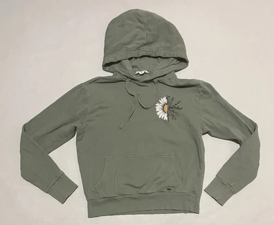 Oneill Womens Size XS Pullover Hoodie Flower Morph Green Graphic Floral - Image 1 of 4