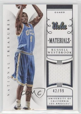 2015 Panini National Treasures College Materials/99 Russell Westbrook #20 Foto 1 de 2