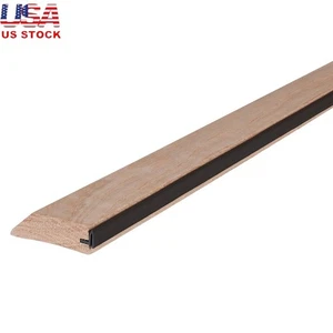 Oak Threshold Outswing Door W/ Vinyl Seal Draft Moisture Insect Protection New - Bild 1 von 8