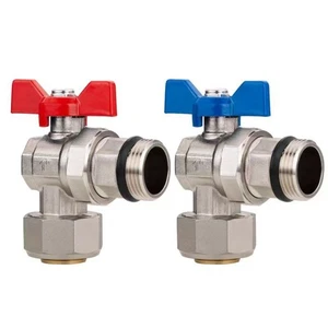 Triangular Brass Ball Valve for Multiple Applications Water Gas G12 G34 - Picture 1 of 6